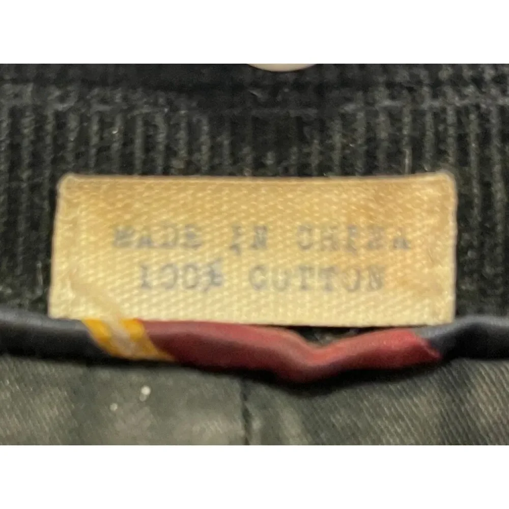 J. CREW Black Corduroy Triple Button Sports Coat Blazer Jacket   Mens Size XL